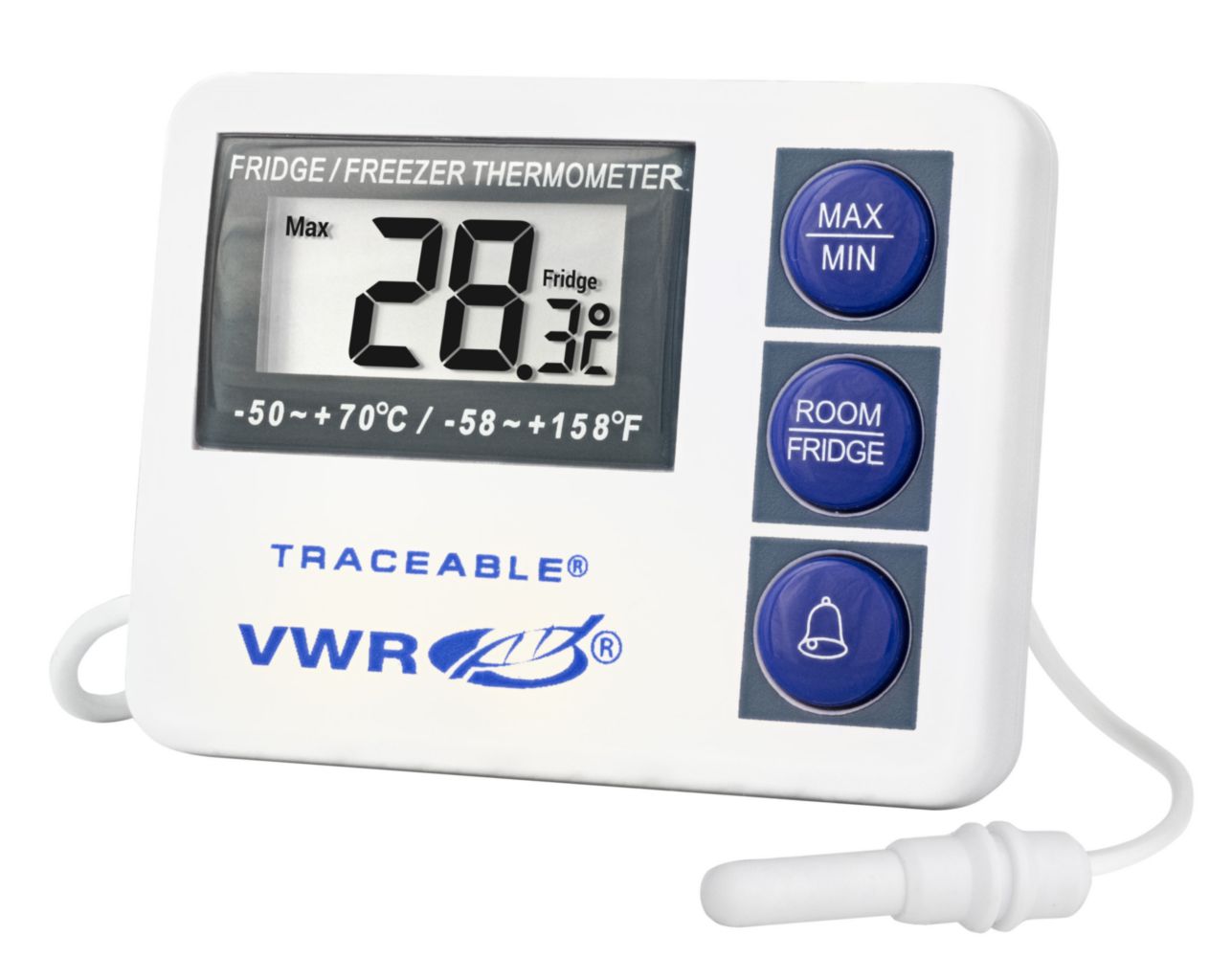 Thermomètre analogique et numérique maximum/minimum